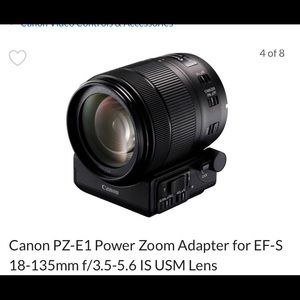Canon PZ E1 POWER ZOOM